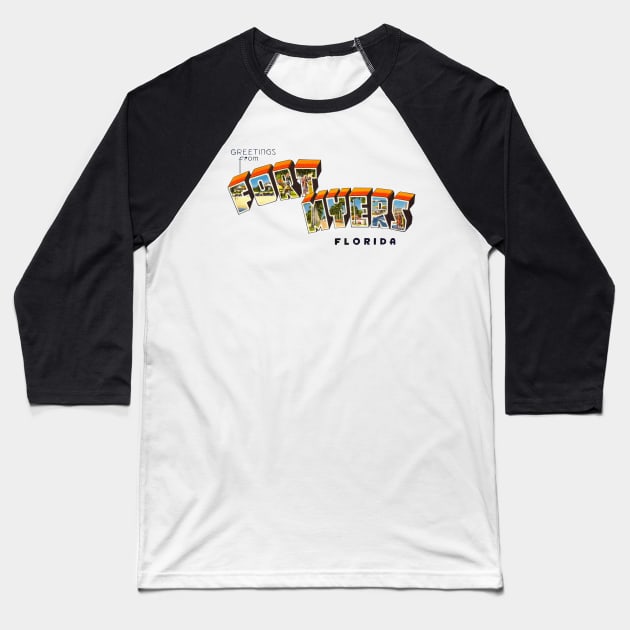 Greetings from Fort Myers Florida Baseball T-Shirt by reapolo